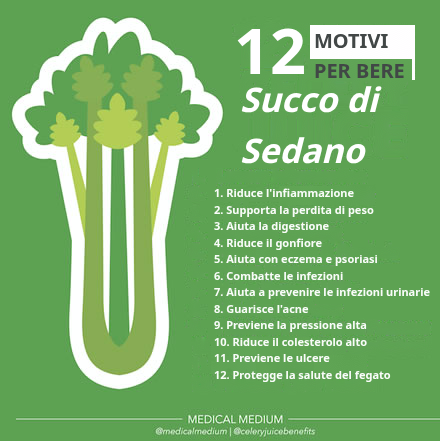 12 Motivi Per Bere Succo di Sedano