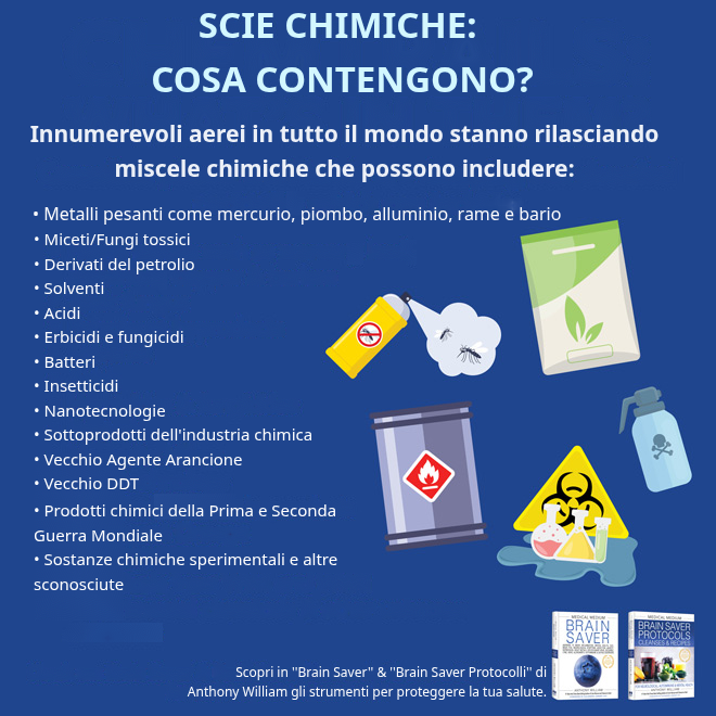 Scie chimiche: cosa contengono?