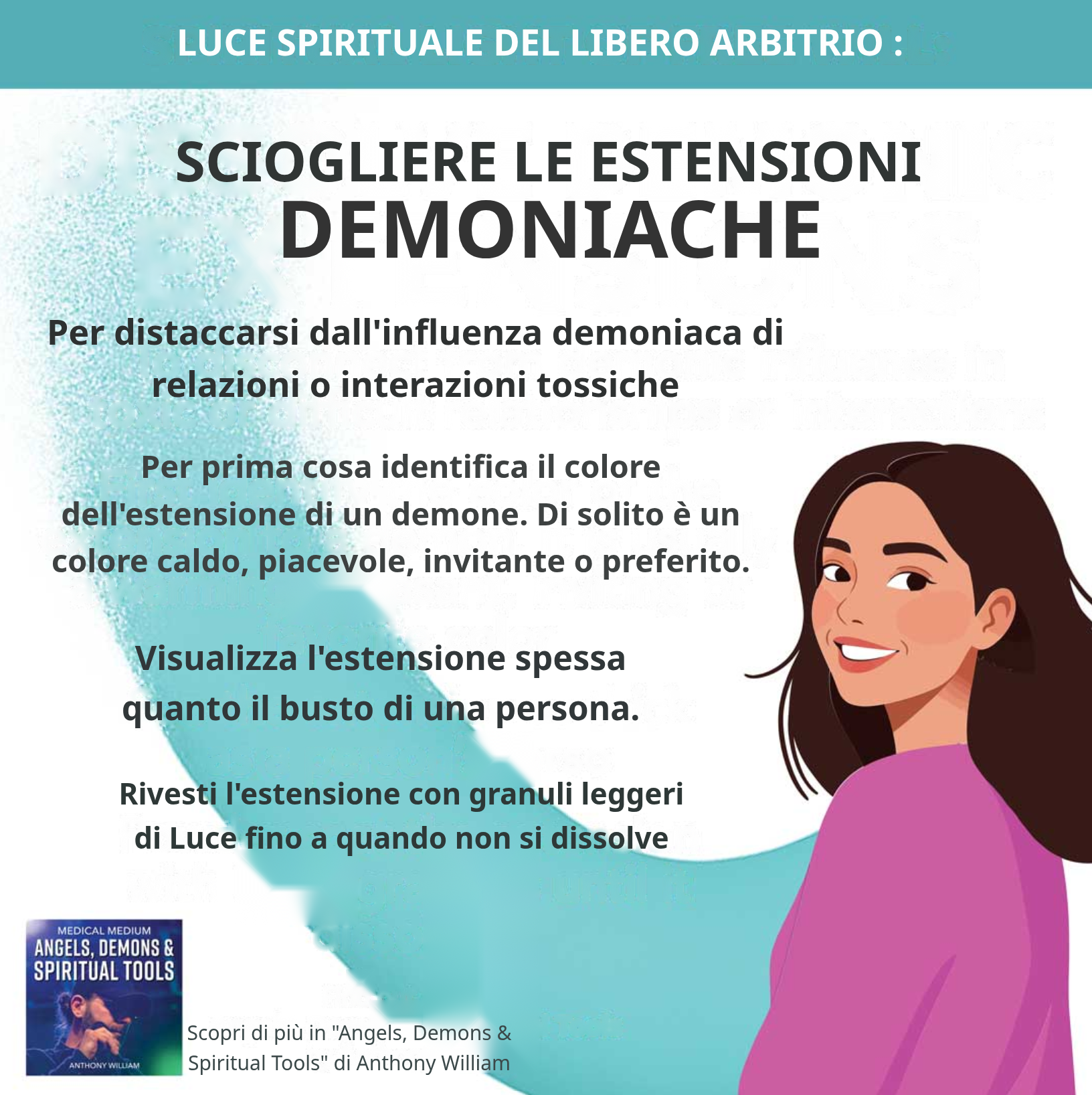 Luce Spirituale del Libero Arbitrio - Dissolvi le Estensioni Demoniache