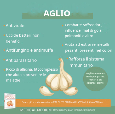 Aglio: il cibo che cambia la vita