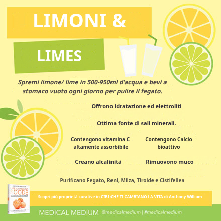 Limoni e Lime: Depuratori del Fegato