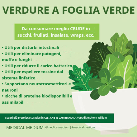 Verdure a Foglia Verde: Purificatore del Fegato