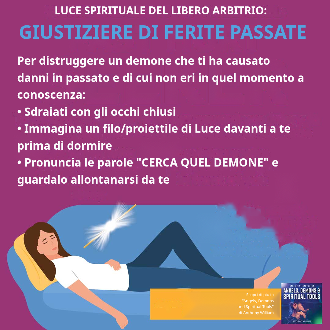 Luce Spirituale del Libero Arbitrio - Cercatore di Dolori Passati
