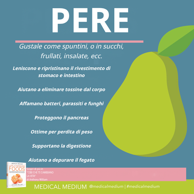 Pere: Supporto al Pancreas e alla Digestione