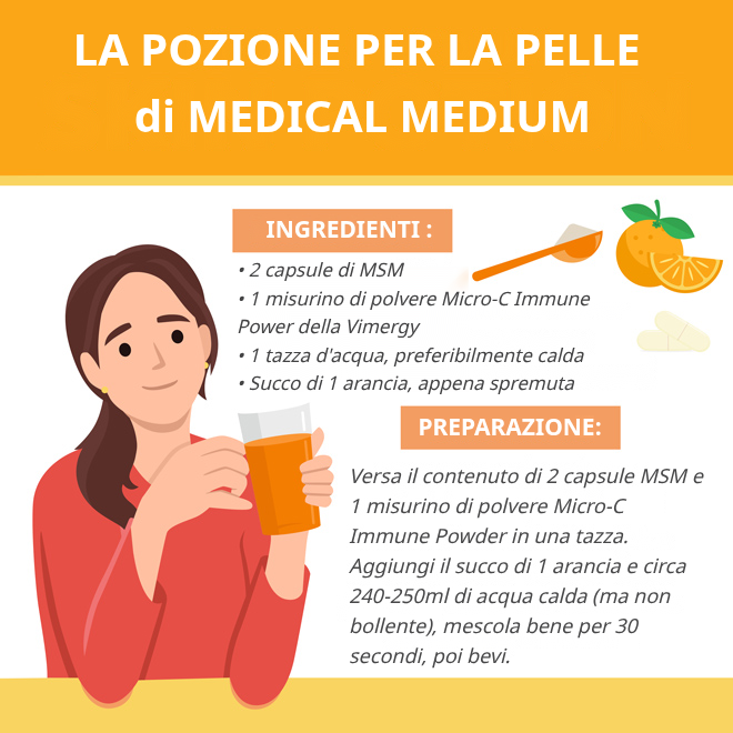 Pozione per la pelle