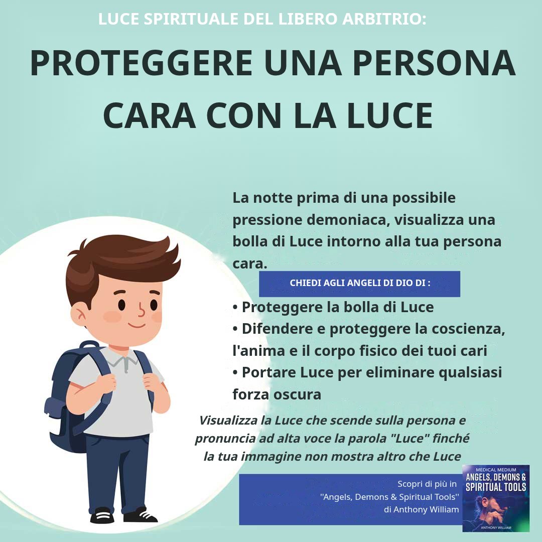 Luce Spirituale del Libero Arbitrio - Proteggere una Persona Cara con la Luce