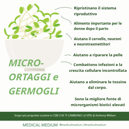 Germogli e Microgreens: Alimenti Rivitalizzanti