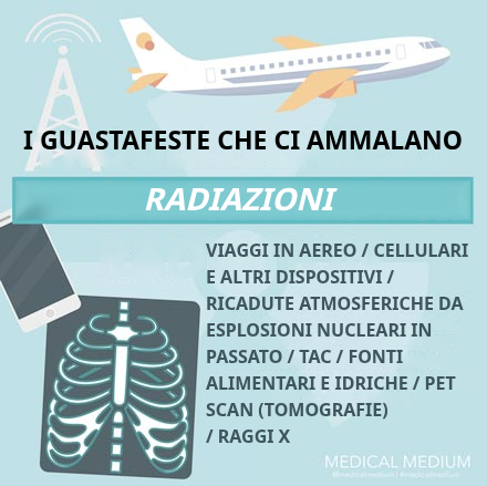 Agitatori che ci fanno ammalare - Le radiazioni